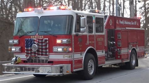 Somers Fd Engine Responding Youtube