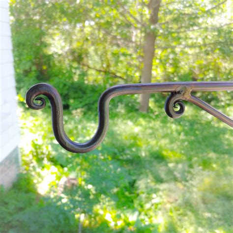 Medium Hand Forged Plant Hanger Design No Custom Made Etsy