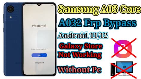 Samsung A03 Core Frp Bypass A032F Google Account Unlock Without Pc