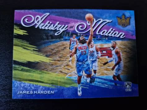 Carta Pallacanestro James Harden Panini Court Kings Artistry In