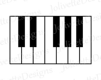 Piano Keyboard Silhouette at GetDrawings | Free download