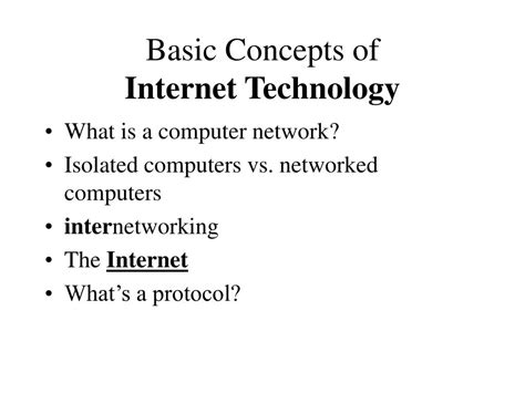 Ppt Basic Concepts Of Internet Technology Powerpoint Presentation Free Download Id 3032639