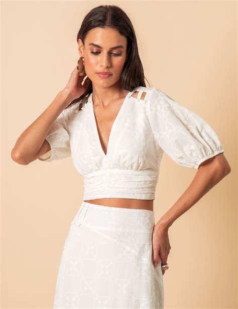 Cropped Laise Cikati Off White Sostiqs