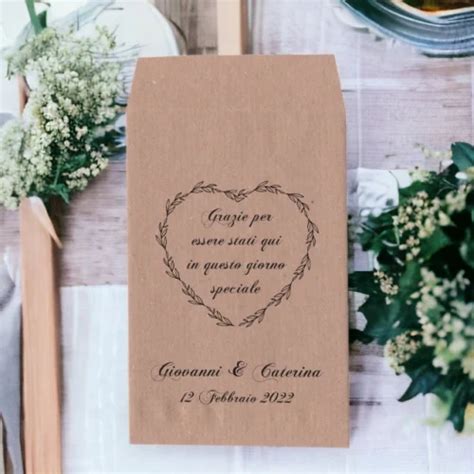 50 Sacchetti Carta Kraft Personalizzati GoyStudio