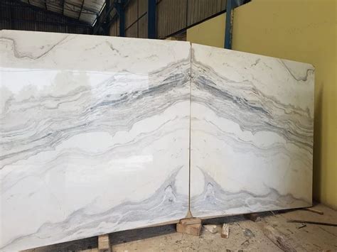 Slab White Volakas Marble For Flooring Thickness 18 Mm At Rs 650 Sq