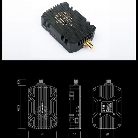 Foxeer Reaper Infinity G Ch W Vtx Build In Mic Fan Cnc Heat