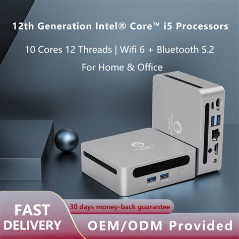 Mini pc 10 Cores 12th Generation Intel i5-1235U(up to 4.4Ghz),computer ...