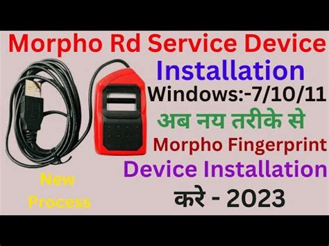 Morpho Rd Service Driver Installation Windows How To Install