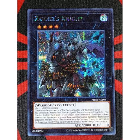 Yugioh Konami Phni Ae105 Raiders Knight Ultra Rare Ultimate Rare