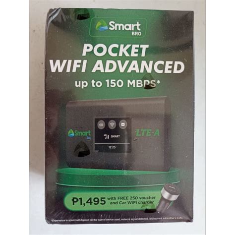 Smart Bro Prepaid Lte A Pocket Wifi Advanced Model M T Shopee