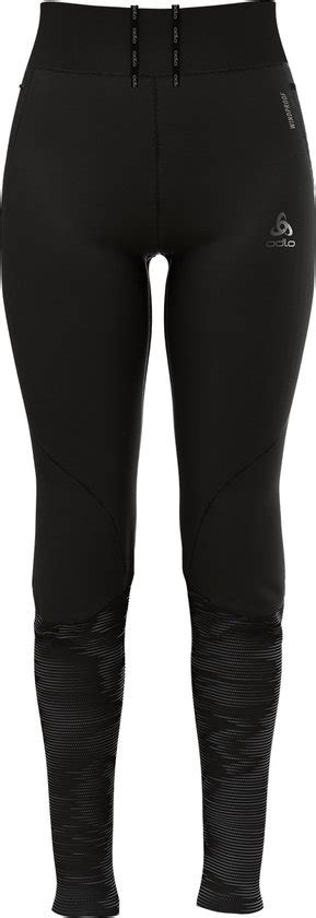 Odlo Zeroweight Reflective Tight Dames Sportbroeken Zwart Vrouwen