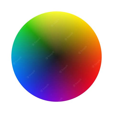 Premium Vector | Color wheel guide.bright color wheel chart isolated on ...