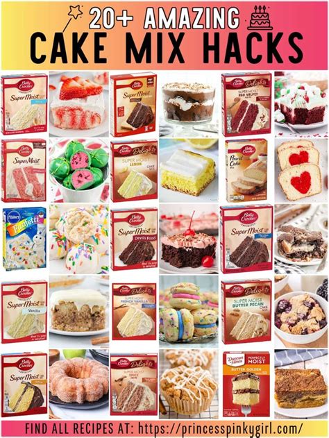 20+ Amazing Cake Mix Hacks