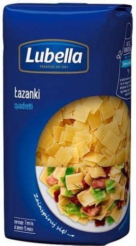 Lubella Makaron Łazanki 500G Ceny i opinie Ceneo pl