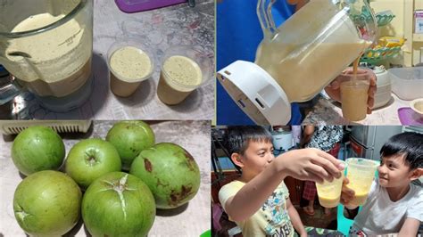 Gawa Tayo Ng Masarap At Simpleng Star Apple Shake Masarap Na Inumin