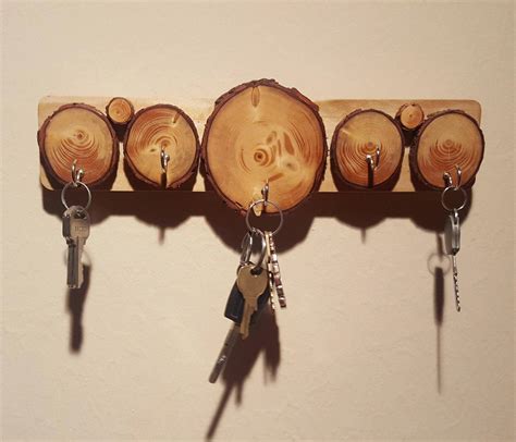 Unique Wood Key Hanger