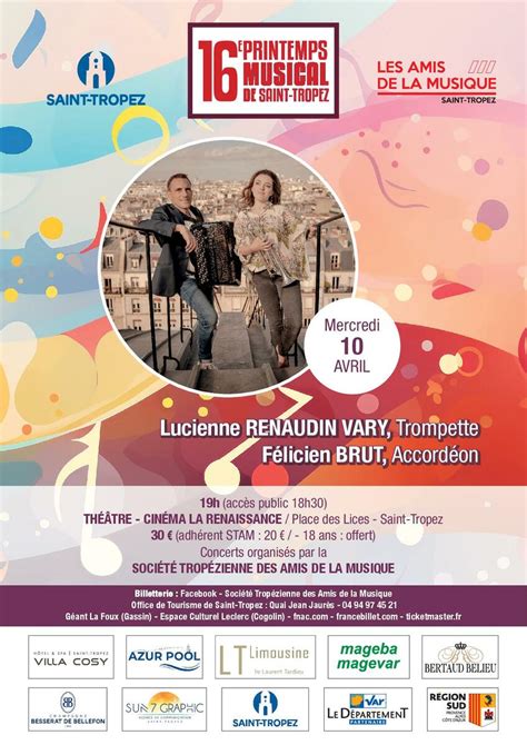 Concert Me Printemps Musical De Saint Tropez Lucienne Renaudin