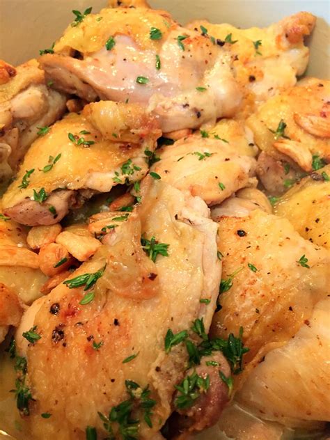 CHICKEN WITH FORTY CLOVES OF GARLIC Let S Cook Some Food