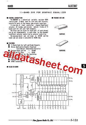 Nju Datasheet Pdf New Japan Radio