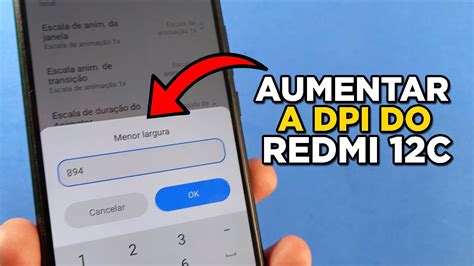 Como Aumentar A Dpi Do Xiaomi Redmi C Youtube