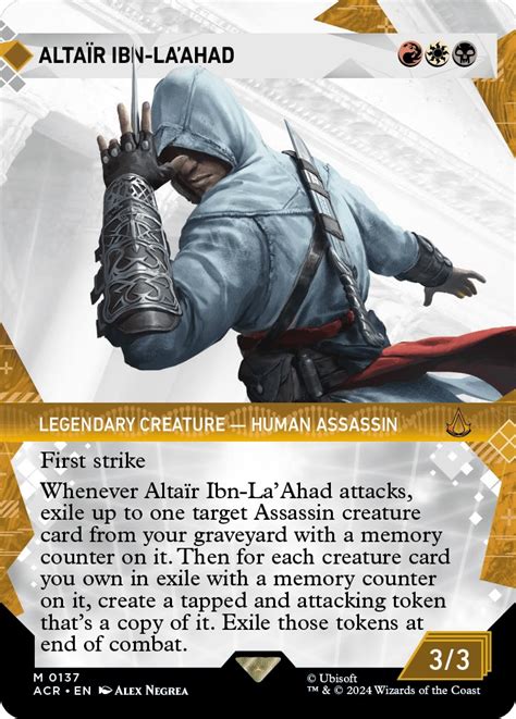 Altair Ibn La Ahad Showcase Universes Beyond Assassin S Creed