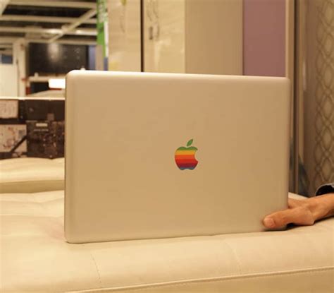 Retro Apple Logo Sticker Macbook Pro Logo Macbook Air Sticker - Etsy