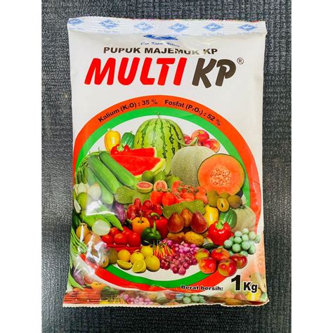 Jual Pupuk MULTI KP 1 Kg Majemuk Untuk Tanaman Dan Buah Buahan Cap