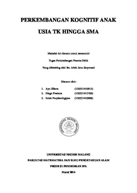 Download Pdf Makalah Perkembangan Kognitif Z06w1pwjm5qx