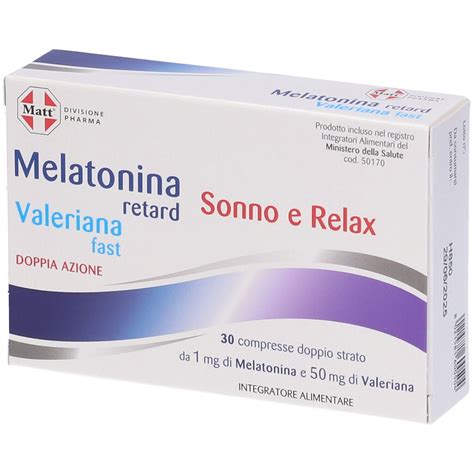 Matt Melatonina Retard Valeriana Fast G Redcare