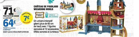 Promo Château De Poudlard Wizarding World chez E Leclerc iCatalogue fr