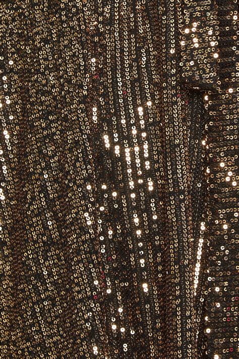 Yours London Plus Size Gold Sequin Short Sleeve Wrap Top Yours Clothing