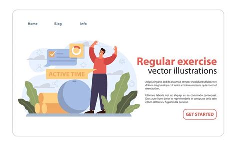 Premium Vector | Regular exercise snapshot an individual celebrates an active lifestyle with ...