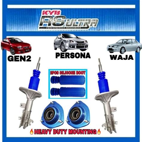 KYB RS ULTRA PROTON WAJA GEN2 PERSONA ABSORBER FRONT KYB RS HEAVY DUTY