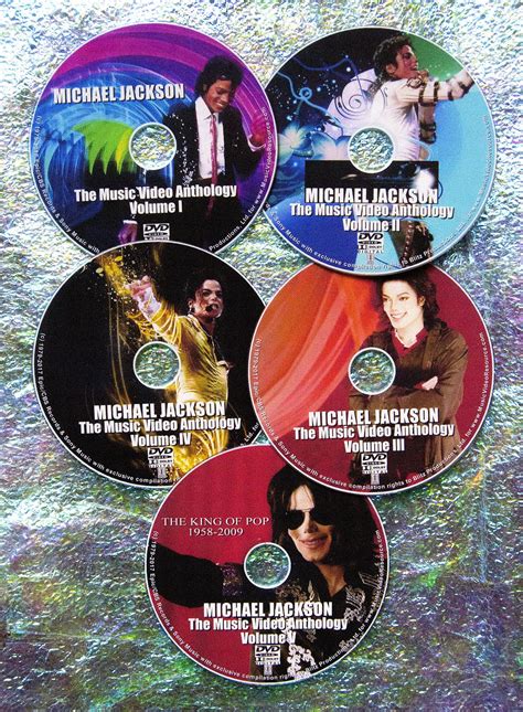 Michael Jackson THE Music Video Anthology 1979-2016 (5 DVD Set OVER 8 ...