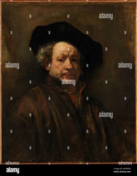 Self Portrait Artist Rembrandt Rembrandt Van Rijn Dutch Leiden 1606 1669 Amsterdam Date