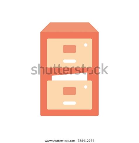 Business Filing Cabinet Stock Vector Royalty Free 766412974