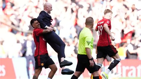 Manchester United win FA Cup after beating rivals Manchester City 2-1 ...