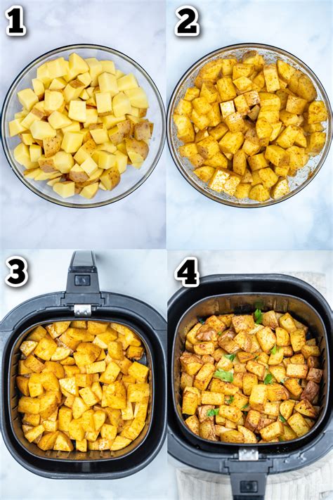 Air Fryer Breakfast Potatoes • Dishing Delish