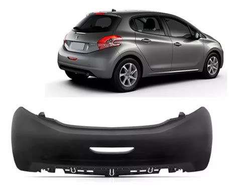 Parachoque Traseiro Peugeot 208 12 13 14 15 2016 Texturizado