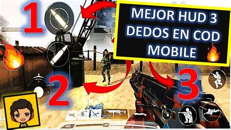 Mejor configuración a 3 dedos en Call of Duty Mobile El mejor HUD