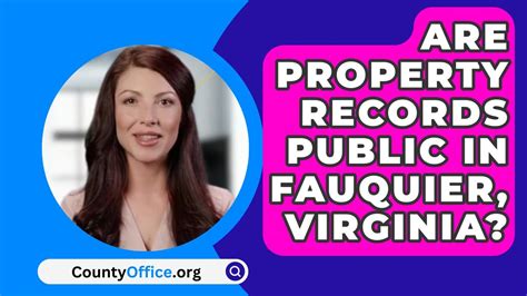 Are Property Records Public In Fauquier County Virginia