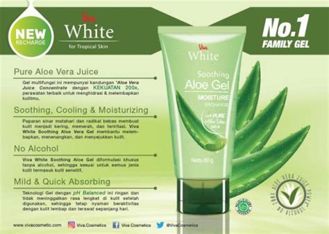 Viva White Soothing Aloe Gel 80g Lazada Indonesia