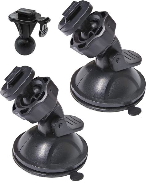 Glucrean Suction Cup Mount For Yi Dash Cam Uniden Dashcam Black