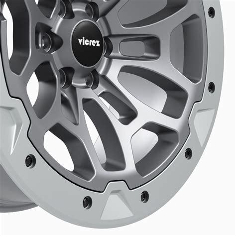 Trx Beadlock Style Matte Gray With Forged Beadlock Wheel 22 X 9 6 Lug Ram 1500 2019 2023