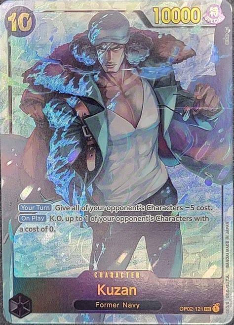 Kuzan Alternate Art OP02 121 Prices One Piece Paramount War One