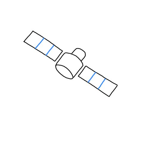 How to Draw a Satellite - Step by Step Easy Drawing Guides - Drawing Howtos