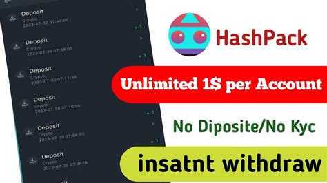 Unlimited Per Account Hashpack Wallet Binance Offer Today