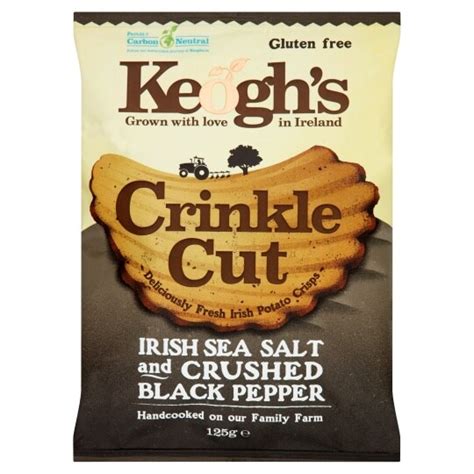 Keoghs Crinkle Cut Crisps Saltandpepper125g Tesco Groceries