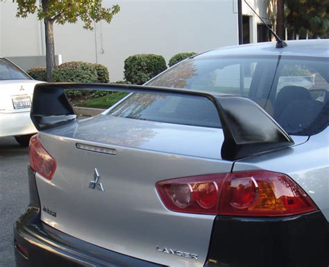 2008 Mitsubishi Lancer Evo X Style Fiberglass Spoiler Autocity Imports