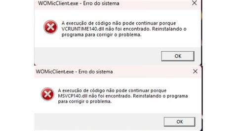 Como Corrigir Erro Vcruntime140dll Msvcp140dll 0xc00007b Shorts Youtube